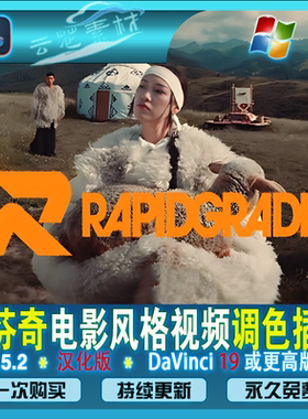 Rapidgrade v1.5.2 Win 达芬奇电影风格视频调色插件汉化版带教程