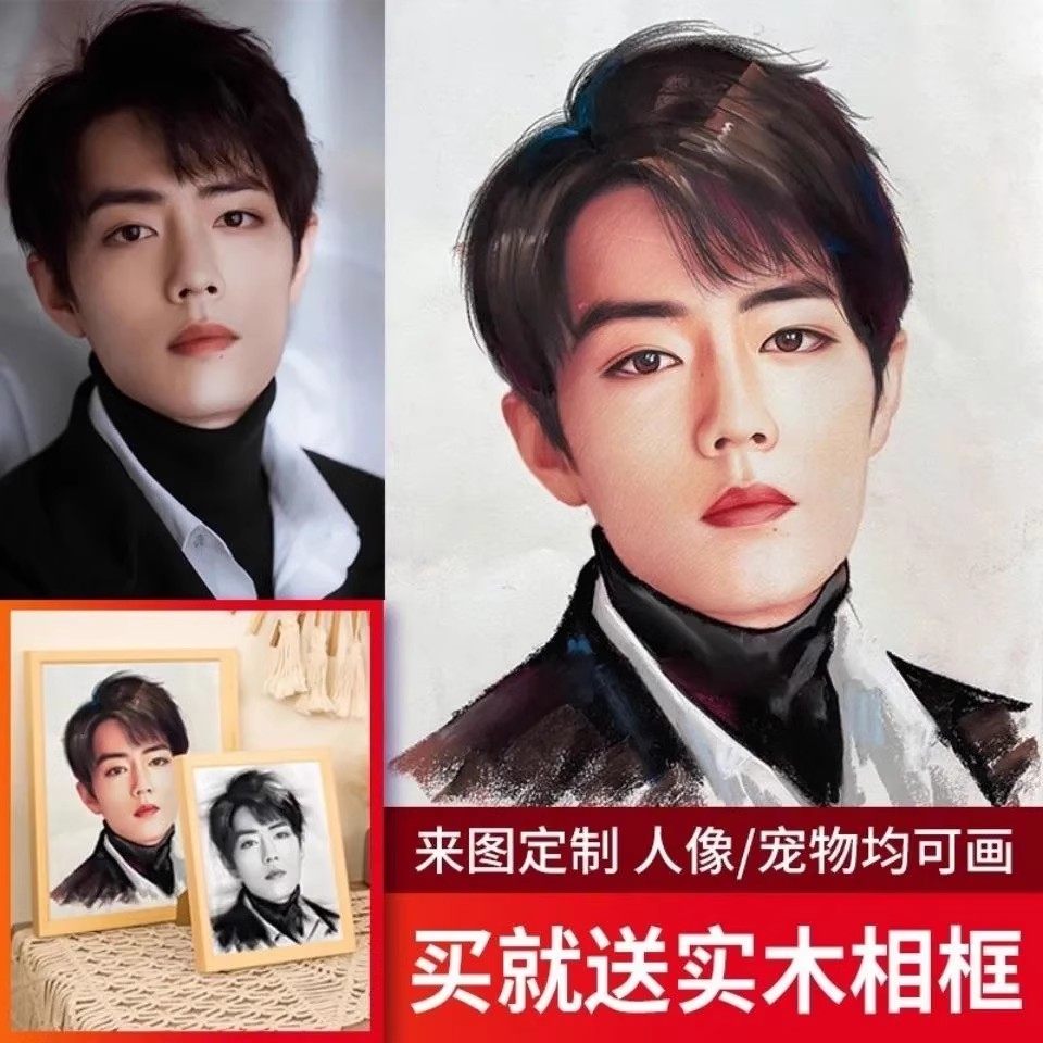 专业手绘素描画像，品质保障。