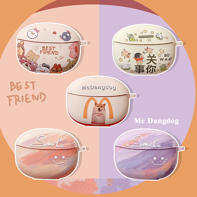 适用vivo TWS A3保护套可爱卡通3e/1e蓝牙耳机壳3i防摔IQOO TWS 1i保护壳1e新款无线盒子