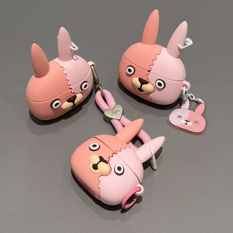 越狱兔适用苹果airpods5保护套airpods4代降噪版蓝牙耳机壳airpodspro3盒airpodspro2无线华强北7代pro7可爱3