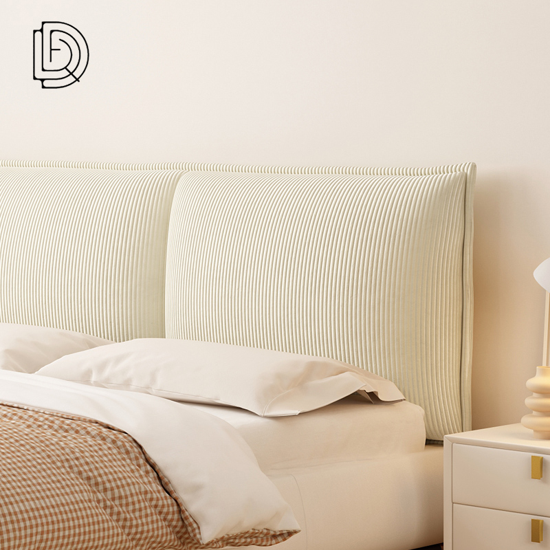 灯芯绒床头靠背软包可拆洗榻榻米粘贴床头靠垫双人靠枕卧室大靠背