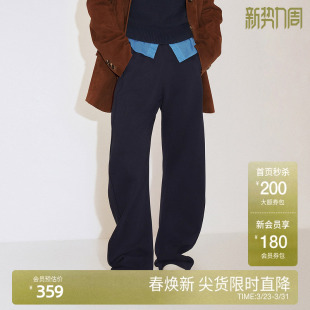 休闲卫裤 新品 萝卜裤 女垂感阔腿直筒2024秋季 香蕉裤 OCHIRLY欧时力