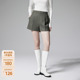 OCHIRLY欧时力澳洲羊毛精纺短裤 女直筒通勤风高智2025春新款