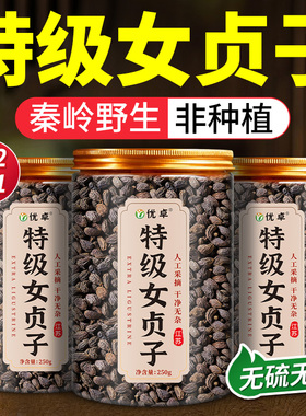 特级女贞子中药材正品官方天然养发乌发组合泡水喝搭桑葚茶墨旱莲