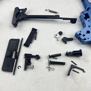 司骏HK416D玩具网球拍 拉机柄 排障杆 抛壳窗快慢机销钉波壳护弓