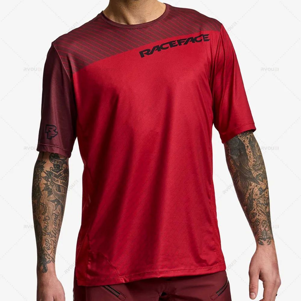 RACE FACE-Camiseta de Motocross para Hombre, Maillot de Cicl