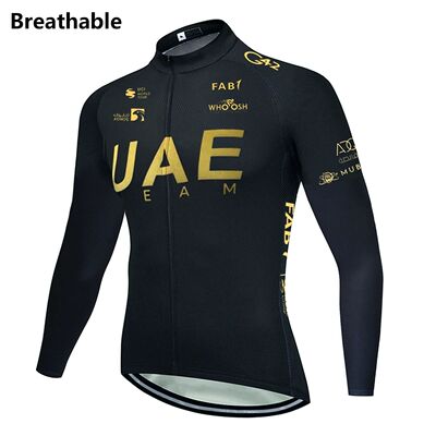 Ropa de Ciclismo del equipo UAE, Maillot de manga larga para