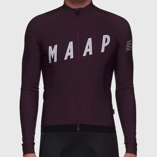 MAAP 2021 Spring Summer Men Long Sleeve Cycling Jersey Top Q