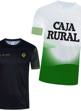 Camiseta de ciclismo del equipo CAJA RURAL para hombre, ropa