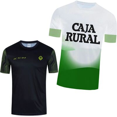 Camiseta de ciclismo del equipo CAJA RURAL para hombre, ropa