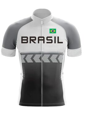 Camiseta de Ciclismo de Brasil, ropa de secado rápido para