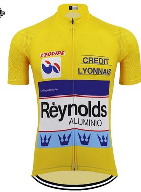 REYNOLDS-ropa de ciclismo para hombre, jersey de manga corta