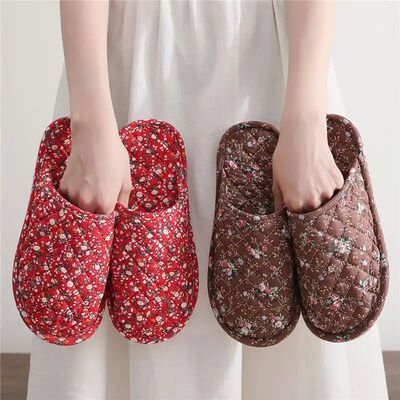 Korean Version of Household Baotou Autumn and Winter Slipper
