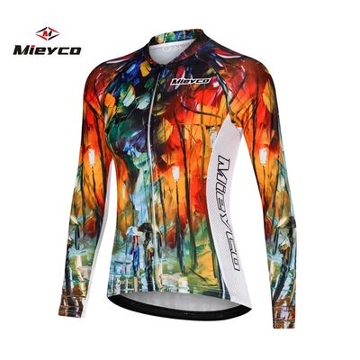 Ropa De Ciclismo profesional para mujer, Jersey De manga lar