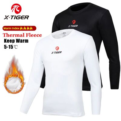 X-TIGER Winter Cycling Base Layer Long Sleeve Warm Bike Unde