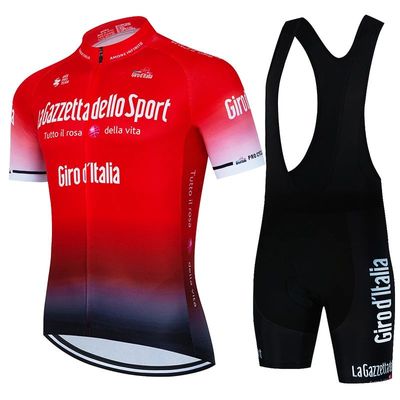 Conjunto de ropa de ciclismo para hombre, Jersey de manga co
