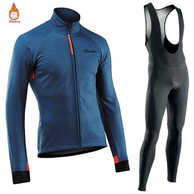 Raudax-maillot de Ciclismo de invierno, Ropa térmica de lan