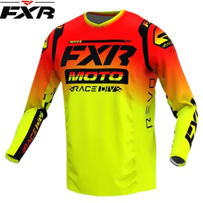 Jersey de descenso FXR para Motocross, Camiseta deportiva de