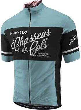 Morvelo-Camiseta de Ciclismo para hombre, Ropa de manga cort