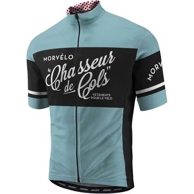 Morvelo-Camiseta de Ciclismo para hombre, Ropa de manga cort