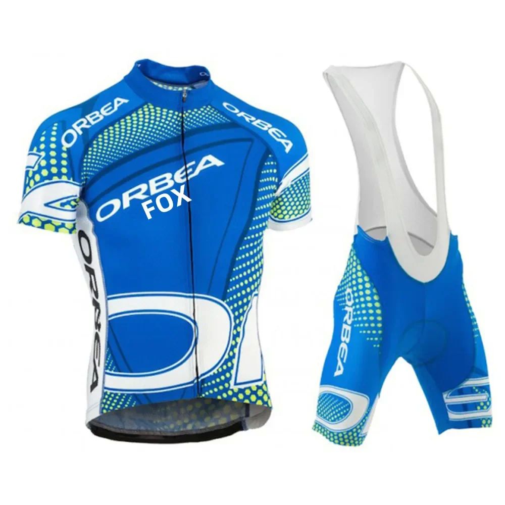 ORBEAFOX-Conjunto de Ropa de Ciclismo de manga corta para ho