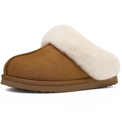 Goosecret Winter Plush House Slippers For Women Indoor Fuzzy