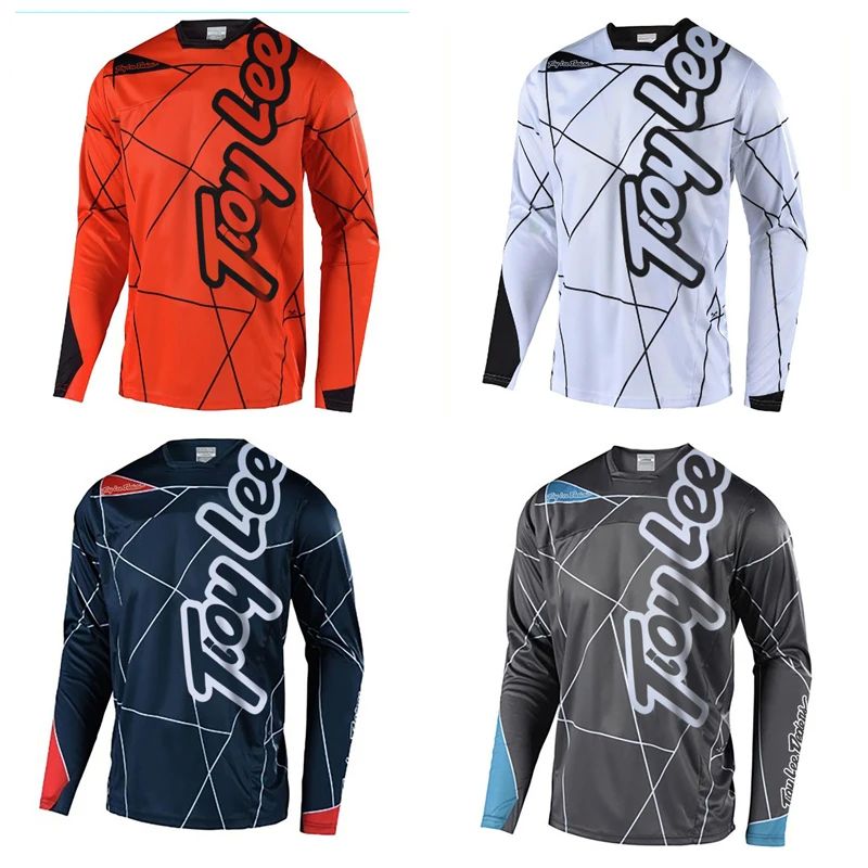 Camiseta de equipo de motocross enduro mtb, maillot de cicli