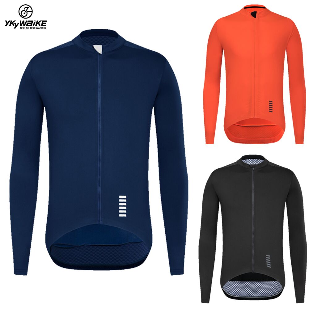 YKYWBIKE 2020 New Men Cycling Jersey Long Sleeve Spring Autu