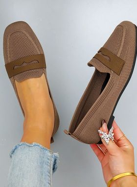 Women's summer breathable mesh flat shoes women's shoes casu