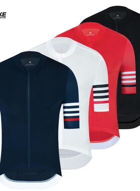 YKYWBIKE Hombres Ciclismo Jersey Pro Aero Race Fit Manga Cor