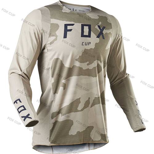 Camisetas de descenso Fox Cup para bicicleta de monta?a, cam