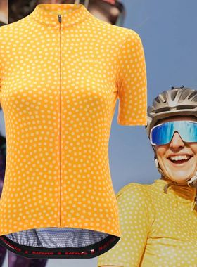 Camiseta de manga corta de ciclismo para mujer, camisa negra