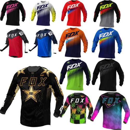 Camiseta de Motocross para hombre y mujer, ropa para bicicle