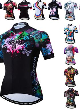 Camisetas de ciclismo para mujer, ropa de bicicleta de monta