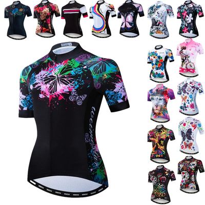 Camisetas de ciclismo para mujer, ropa de bicicleta de monta