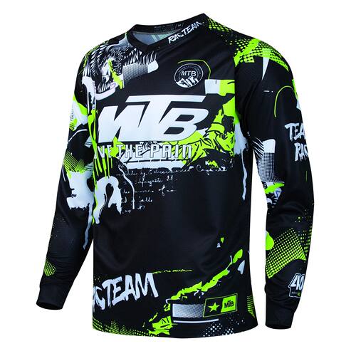 RAC TEAM Downhill Jersey Off Road Mountain Bike Racing T-Shi