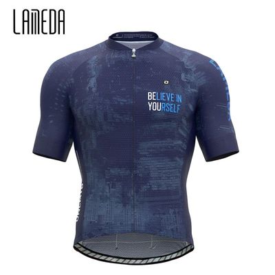 LAMEDA-maillot de Ciclismo de manga corta para hombre, camis