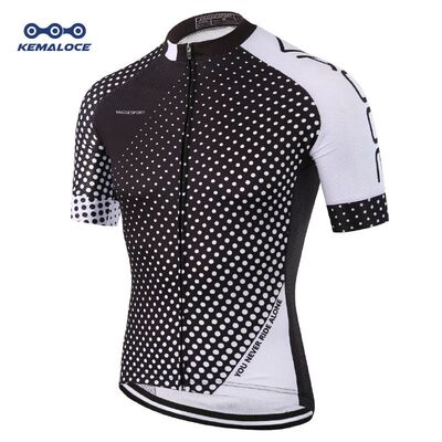 KEMALOCE Cycling Jersey Coolmax Plain MTB Equipment Retro Pr