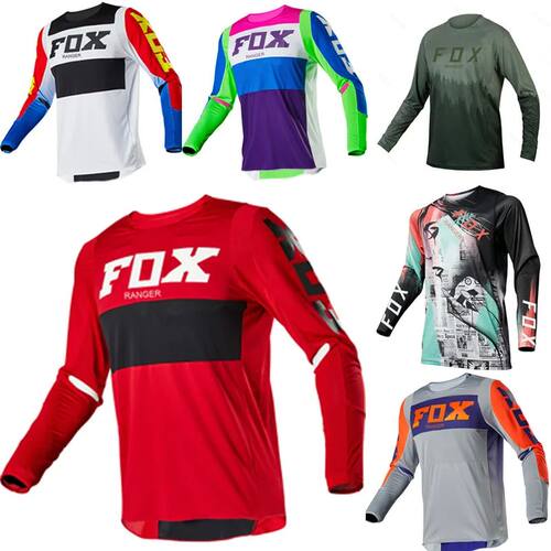 RANGER FOX-Camiseta de bicicleta de monta?a, ropa deportiva