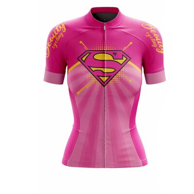 Camisetas de manga corta para Ciclismo para mujer, ropa de e