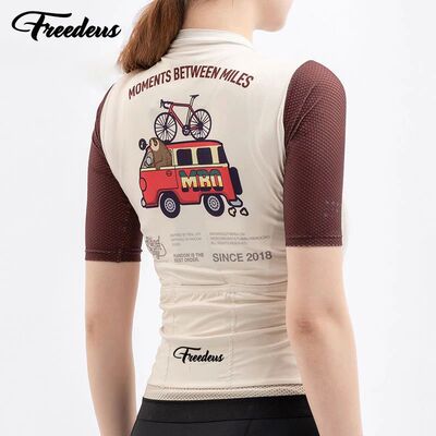 Freedeus-maillot de Ciclismo de manga corta para hombre y mu