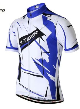 Camiseta de ciclismo X-TIGER para hombre, ropa de secado rá