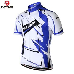 Camiseta de ciclismo X-TIGER para hombre, ropa de secado rá