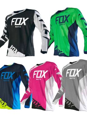 BAT FOX-Camiseta de carreras de Motocross para hombre y muje