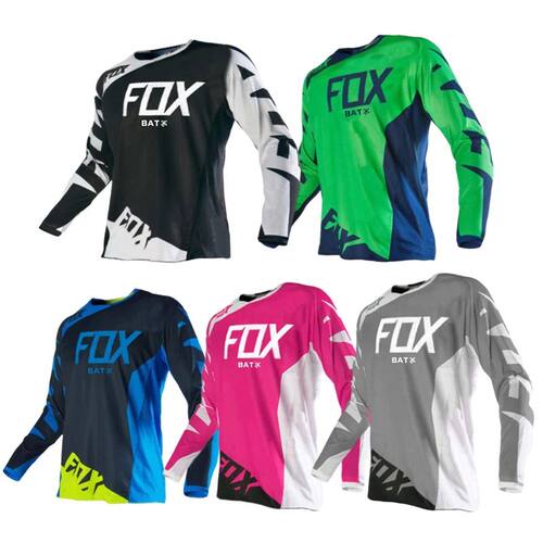 BAT FOX-Camiseta de carreras de Motocross para hombre y muje