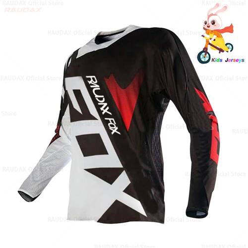 2024 Raudax Kids Quick Dry Motocross Jersey Balance Car Chil