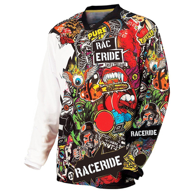 RACERIDE Long Sleeve Racing Clothes Cycling T-shirt Mountain