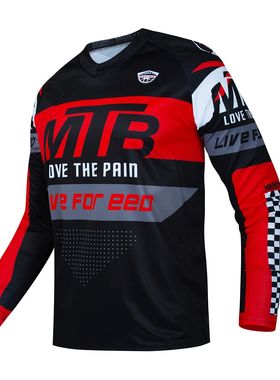 Camiseta de Motocross para hombre y mujer, ropa para bicicle