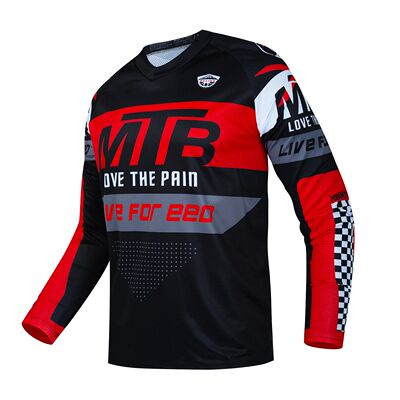 Camiseta de Motocross para hombre y mujer, ropa para bicicle