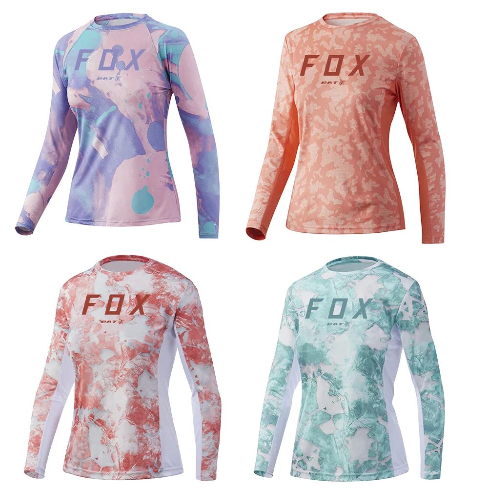 Women's Jersey BAT FOX Downhill Jersey Long Sleeve Mountain